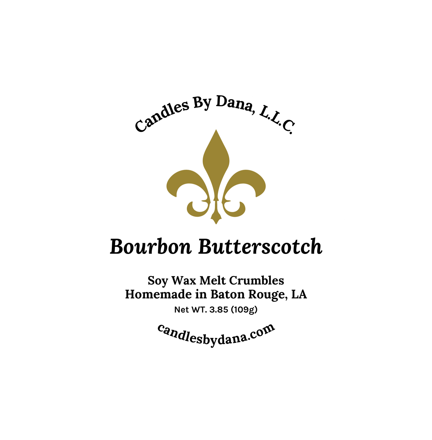Bourbon Butterscotch Soy Candle