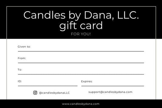 Candles by Dana Gift Card